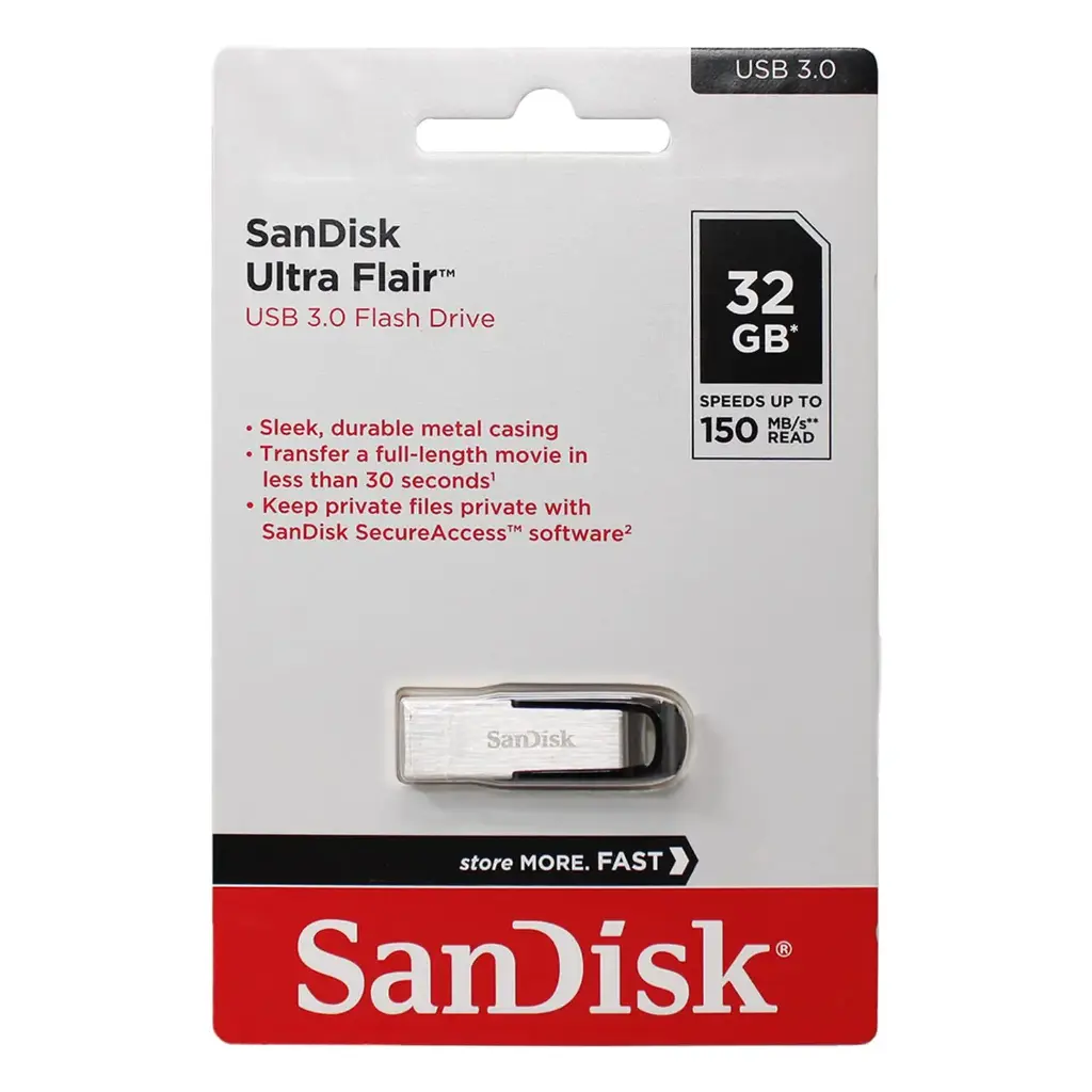 USB FLASH SANDISK ULTRA FLAIR USB3 32G
