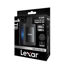 Lexar SL500M Slim Magnetic Set LSL500M001T-RNBNG USB 3.2 Gen2 x2 Compact External Solid