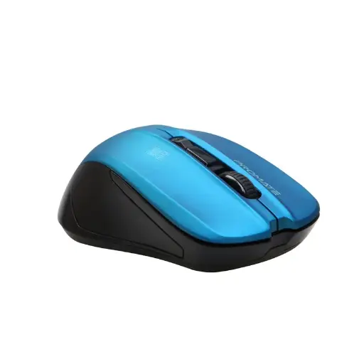 Promate Comfort Performance Wireless Ergonomic Contour Blue Mouse 